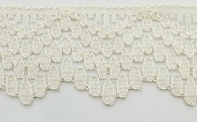 2-1/2" Venise Venice Lace Trimming - 9 Continuous Yards - Two Color Options!