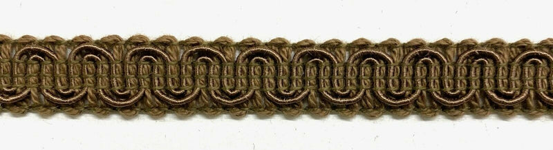 1/2" Scroll Braid Gimp w/ Backing - 12 Yards - Many Color Options!