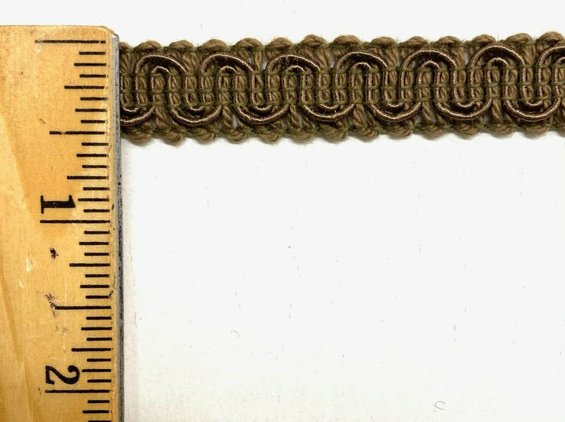 1/2" Scroll Braid Gimp w/ Backing - 12 Yards - Many Color Options!