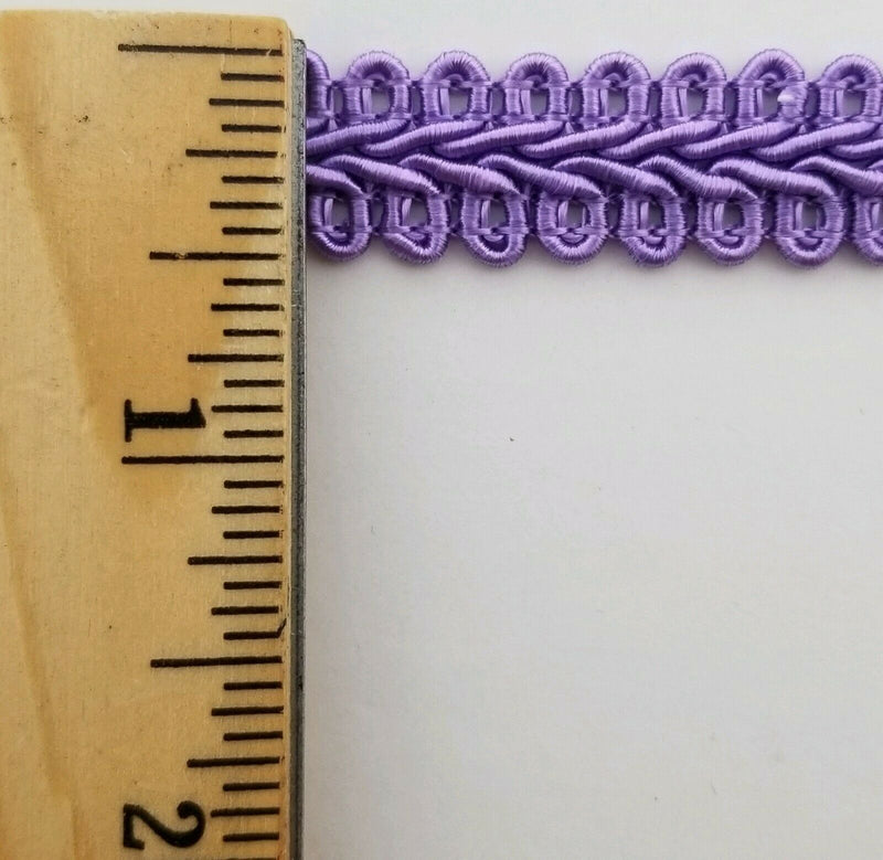 1/2" Chinese French Braid Gimp Trimming - 12 Continuous Yards - Many Colors!