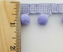 1/2" Pom Pom Polyester Ball Fringe -18 Continuous Yards- Color Options!