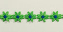 7/8" Venice Lace Daisy Trim - 9 Continuous Yards - Many Colors Available!