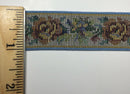 1" Woven Tapestry Floral Elegant Webbing Trim -12 Continuous Yards- MANY COLORS!