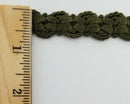 3/4" Double Scalloped Braid Gimp Trim - 12 Yards - MANY COLORS!