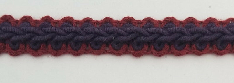 1/2" Cotton French Chinese Braid Gimp - 18 Continuous Yards - Many Colors!