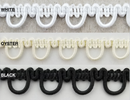 Bridal Button Loop Elastic Braid Trimming - 12 Continuous Yards - Many Colors!