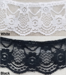 1-3/4" Ruffled Gathered Lace Trimming - 12 Yards - Color Options!