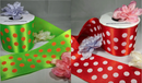 2.5" Polka Dot Craft Ribbon - 23 Yard Spool - Many Colors Available!