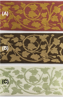 2-1/8" Floral Jacquard Woven Ribbon Trim - 9 Continuous Yards - Color Options!