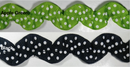 Polka Dot Spot Ric Rac - 10 Yards - Many Colors - Made in USA!
