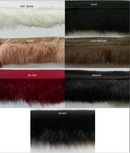 Rabbit Fur Trimming - 5 Continuous Yards - Many Colors Available