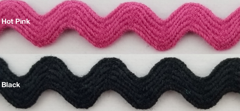 7/16" Cotton Ric Rac Zig Zag Trim - 36 Yards - Many Colors Available!