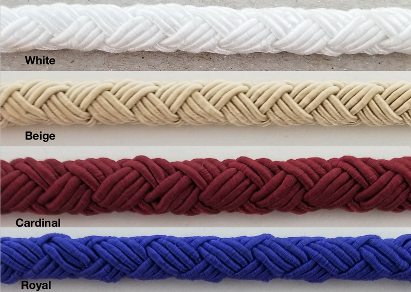 Strong Braided Sewing Cord Trimming - 10 Yards - Many Color Options!