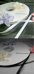 1/4" DOUBLE-FACE D/F SATIN RIBBON - COLORS AVAILABLE - 100 YD SPOOLS