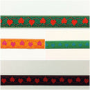 1/2" Hearts Ribbon - 15 Yards - Many Colors Available!