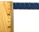 1/2" Scroll Braid Gimp w/ Backing - 12 Yards - Many Color Options!