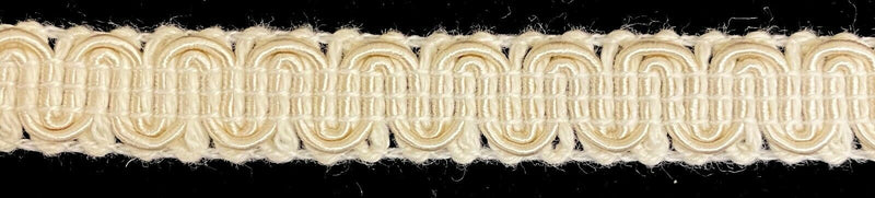 1/2" Scroll Braid Gimp w/ Backing - 12 Yards - Many Color Options!
