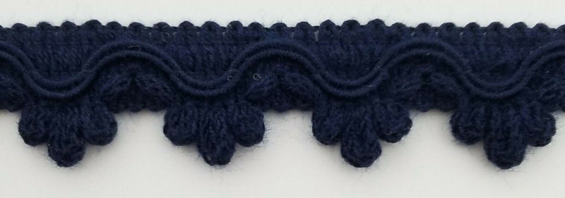 7/8" Decorative Scalloped Loop Fringe Trim - 10 Yards - Many Color Options!