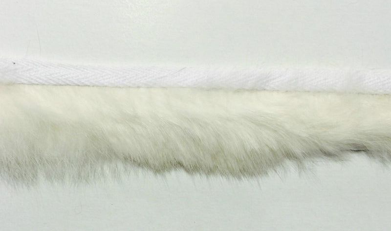 White Faux Fur Trimming - 5 Continuous Yards!