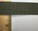 1" Cotton Webbing - 10 Continuous Yards - MANY COLORS AVAILABLE - Made in USA