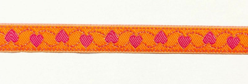 1/2" Hearts Ribbon - 15 Yards - Many Colors Available!