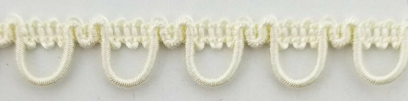 Bridal Button Loop Elastic Braid Trimming - 12 Continuous Yards - Many Colors!