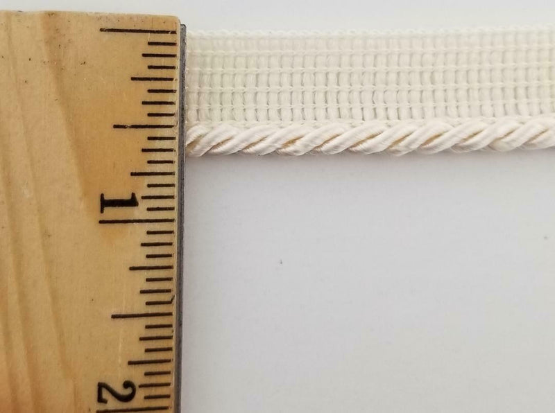 Twist Cord with Lip Piping Trimming - 8 Yards- Many Colors Available!