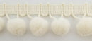 5/8" Pom Pom Poly Ball Fringe- 12 Continuous Yards - Many Colors!