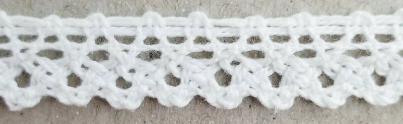 1/2" Cotton Cluny Lace Trimming - 20 Yards - MADE IN USA!