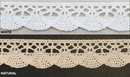 5/8" Cotton Cluny Lace Trimming - 18 Continuous Yards - MADE IN USA!