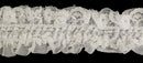 1-3/8" Stretch Ruffled Gathered Lace Trimming - 8 Yards!