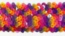 5 ROW (1-3/4") STRETCH SEQUIN TRIM - 5 Continuous Yards - Many Colors Available!