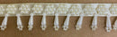 1" BEADED PEARL FRINGE SEWING TRIM - 10 YARDS!
