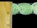 1" Flower Floral 3D Rose Chiffon Lace Trimming - 10 Yards!