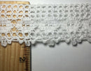 1.5" Cluny Lace Trimming - Color: White - Put-Up: 10 Continuous Yards