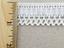 1" Cluny Lace Trimming with Satin Ribbon - 12 Continuous Yards