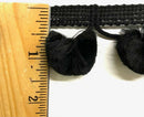 1" Pom Pom Poly Ball Fringe - MADE IN USA - 9 Yards!