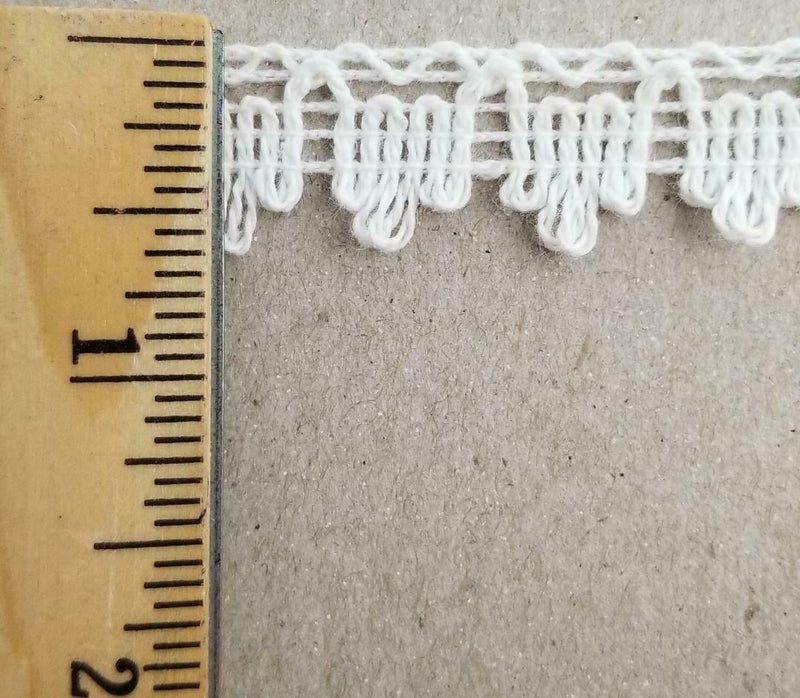 1-5/8" Cotton Cluny Lace Trimming - 20 Yards - MADE IN USA!