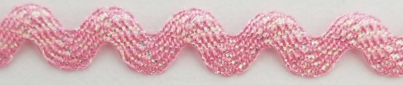 3/8" Iridescent Ric Rac Zig Zag Trim - 18 Yards - Many Colors!