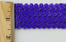 4 ROW (1.5") STRETCH SEQUIN TRIM - 8 Continuous Yards - Many Colors Available!
