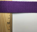 1" Cotton Webbing - 10 Continuous Yards - MANY COLORS AVAILABLE - Made in USA