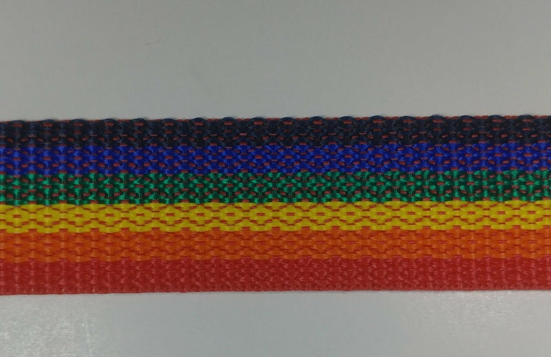 1" Poly Webbing - 20 Continuous Yards - MANY COLORS AVAILABLE - Made in USA!