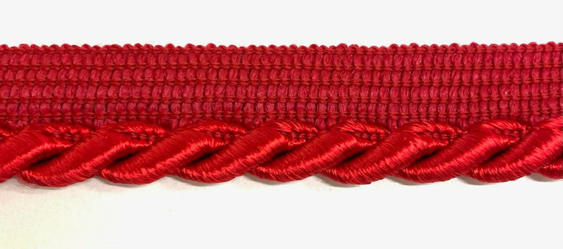 Large Twist Cord with Lip Piping Trimming - 6 Yards - Many Colors Available!