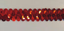 3/4" 2-ROW STRETCH SEQUINS TRIMMING- Many Colors Available - 18 Yards