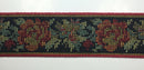 1" Woven Tapestry Floral Elegant Webbing Trim -12 Continuous Yards- MANY COLORS!