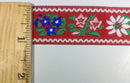 1" Jacquard Woven Floral Ribbon Trim - 10 Yards - Many Colors!
