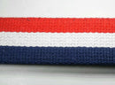 1 1/4" Patriotic Heavy Cotton Webbing - 5 Continuous Yards - MADE IN USA!