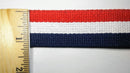 1 1/4" Patriotic Heavy Cotton Webbing - 5 Continuous Yards - MADE IN USA!