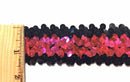 4 ROW (1.5") STRETCH SEQUIN TRIM - 8 Continuous Yards - Many Colors Available!