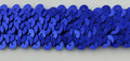 3 ROW (1") STRETCH SEQUIN TRIM - 10 Continuous Yards - Many Colors Available